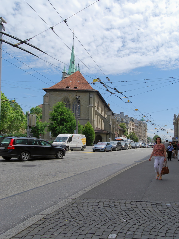 16 - The Church of St. Francis (Église Saint-François) located on Place Saint-François in Lausanne, Switzerland
